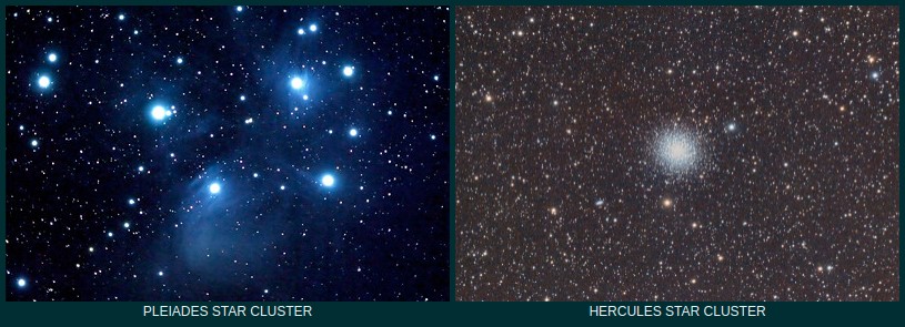 Pleiades and Hercules Cluster
